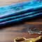 Feldman Premium Indonesian Batik Turquoise & Royal Purple Tie Dye Fabric